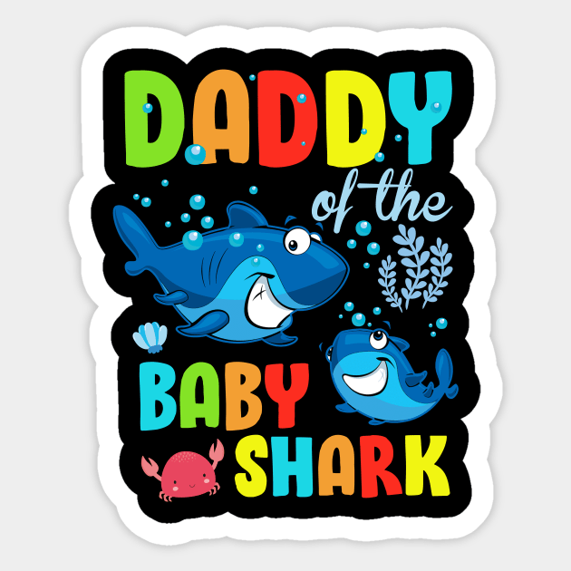 Daddy Of The Baby Shark Birthday Group Father's Day Sticker by Navarra